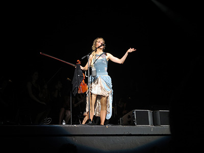 Lindsey Stirling at Coral Sky Amphitheatre in West Palm Beach, Florida on 18 August 2018